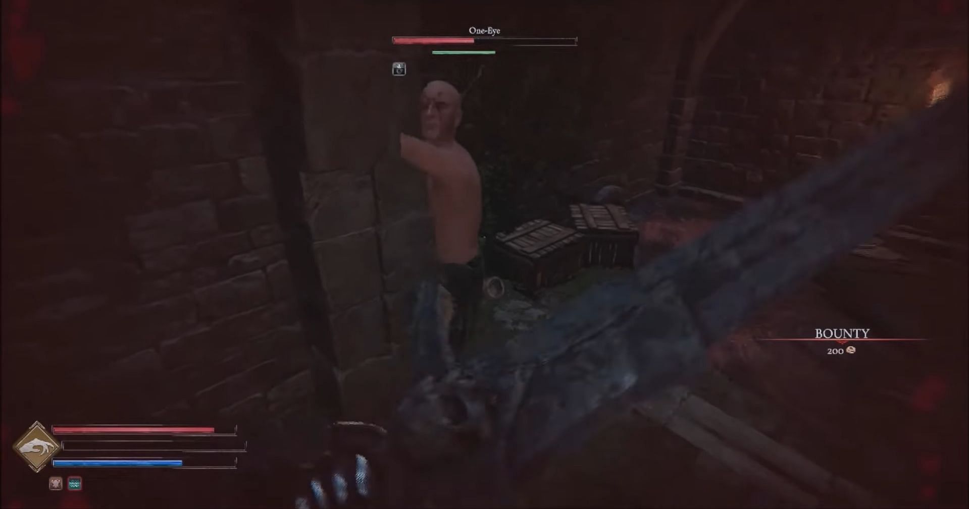 Killing One-Eye is probably not the best decision (Image via Awaken Realms | YouTube/KlingonGamerYT)
